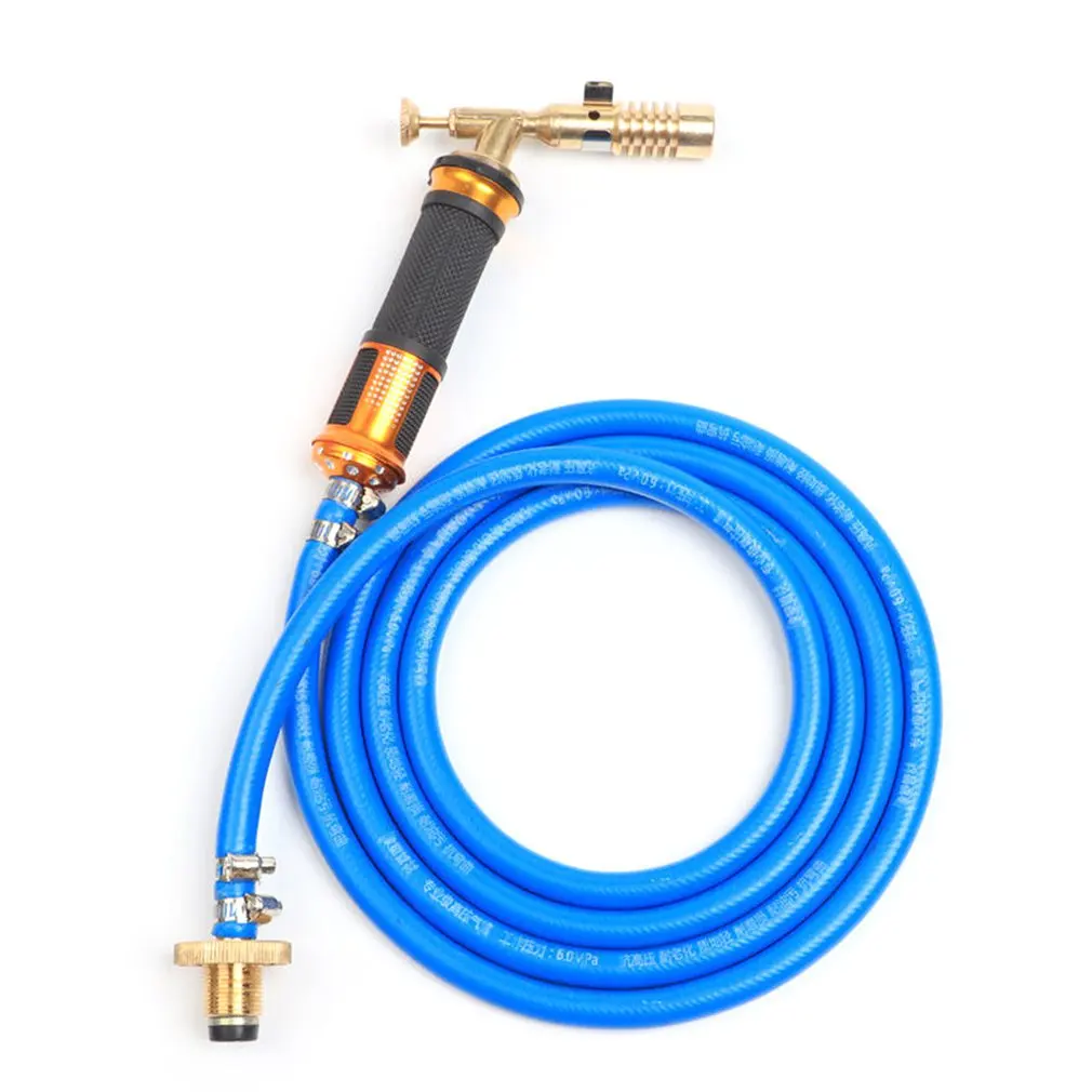 Electronic Ignition Liquefied Gas Welding Torch Kit With 2.5 Meters Hose Cooking Brazing Heating Lighting Tool
