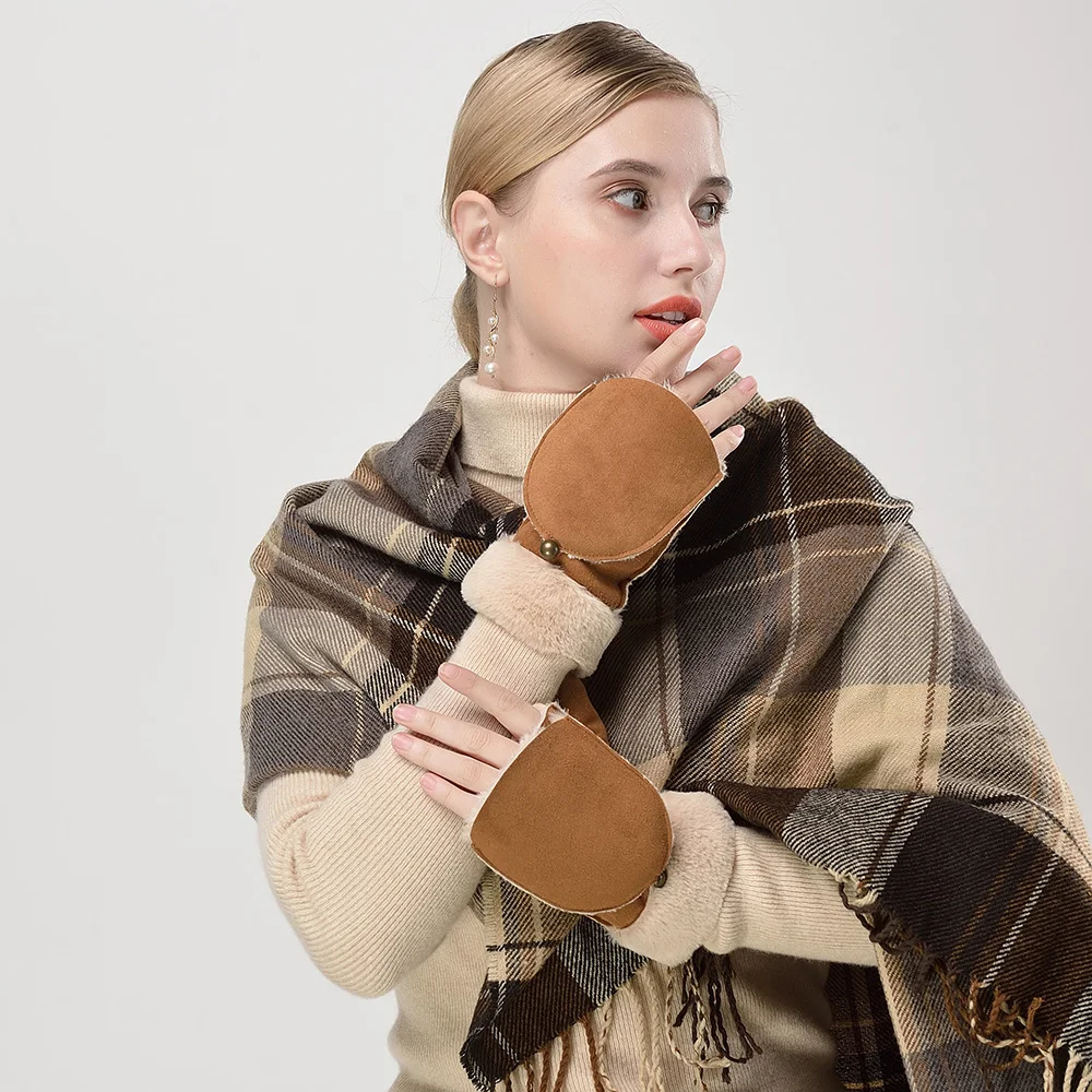 Kulanyane Touchscreen Gloves Windproof Warm Winter Mittens Wholesale Half Gloves And Mittens Down And Fleece Winter Mittens