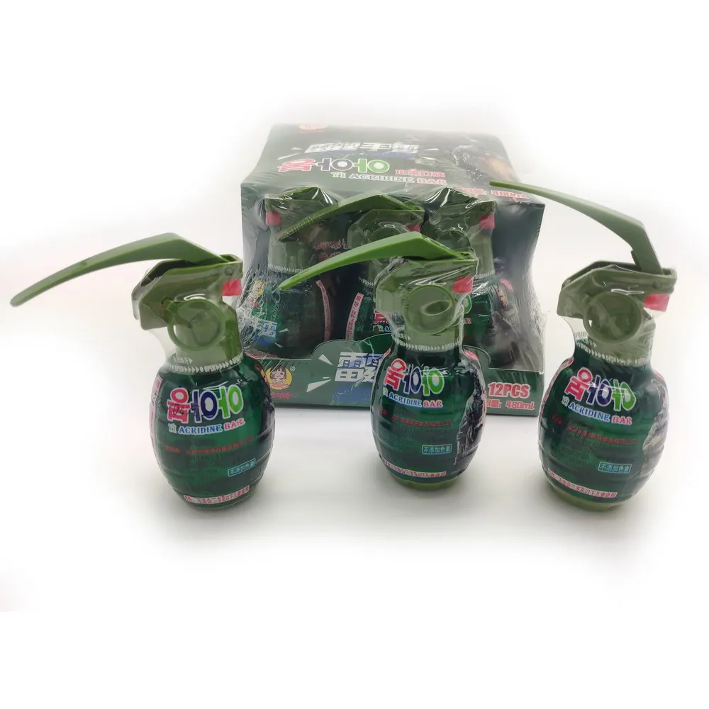 
Grenades shape fruity spray, boom spray, super sour spray candy for sale 
