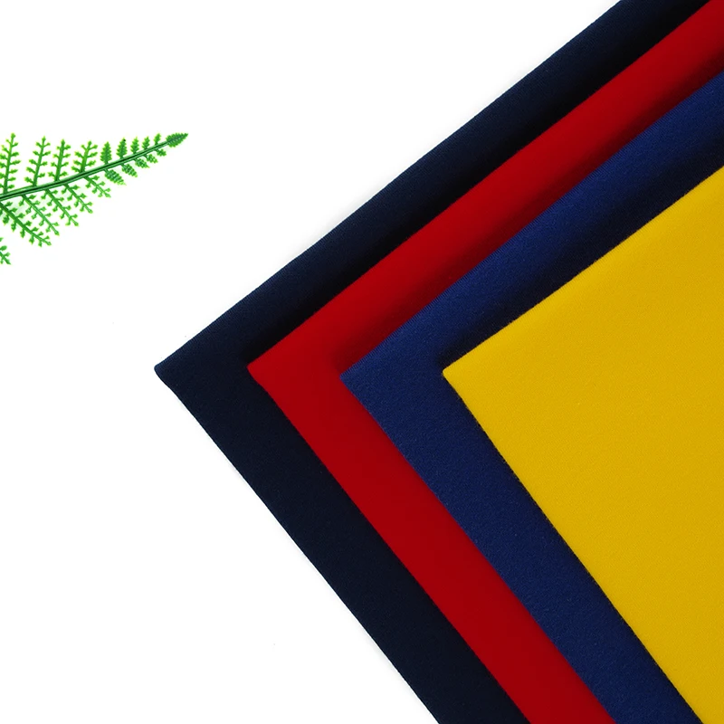 
85% cotton 15% polyester interlock scuba knit fabric for hoodies and jackets 