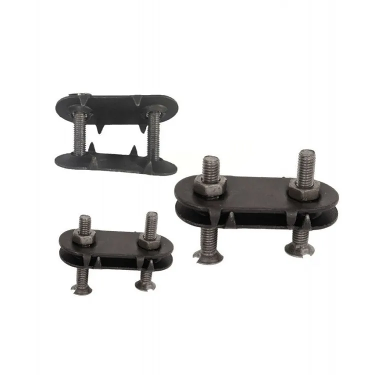 solid plate 2.5 Inch conveyor belt fasteners clasp bolt