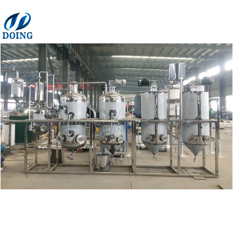 Productive edible oil refined machine refined soybean oil producer soybean oil refining equipment