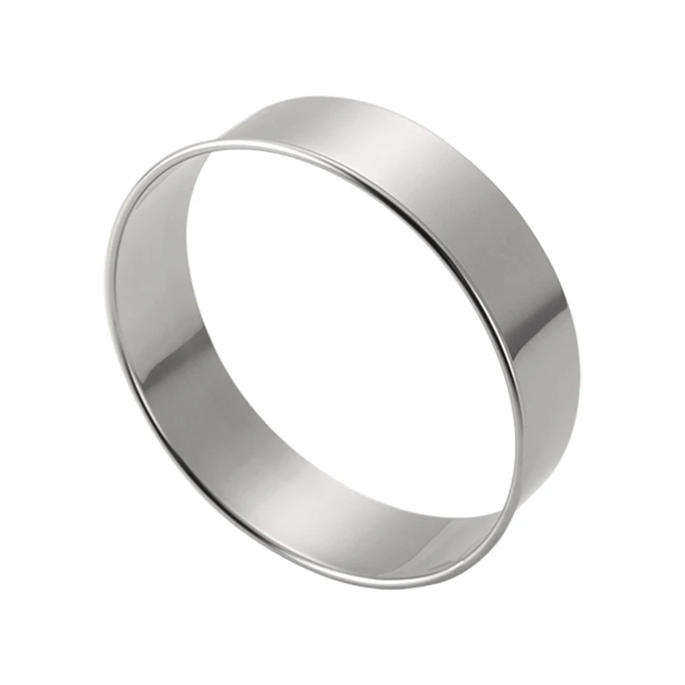 12pcs/Set Round Stainless Steel Mold for Mousse Biscuit Cookie Pastry