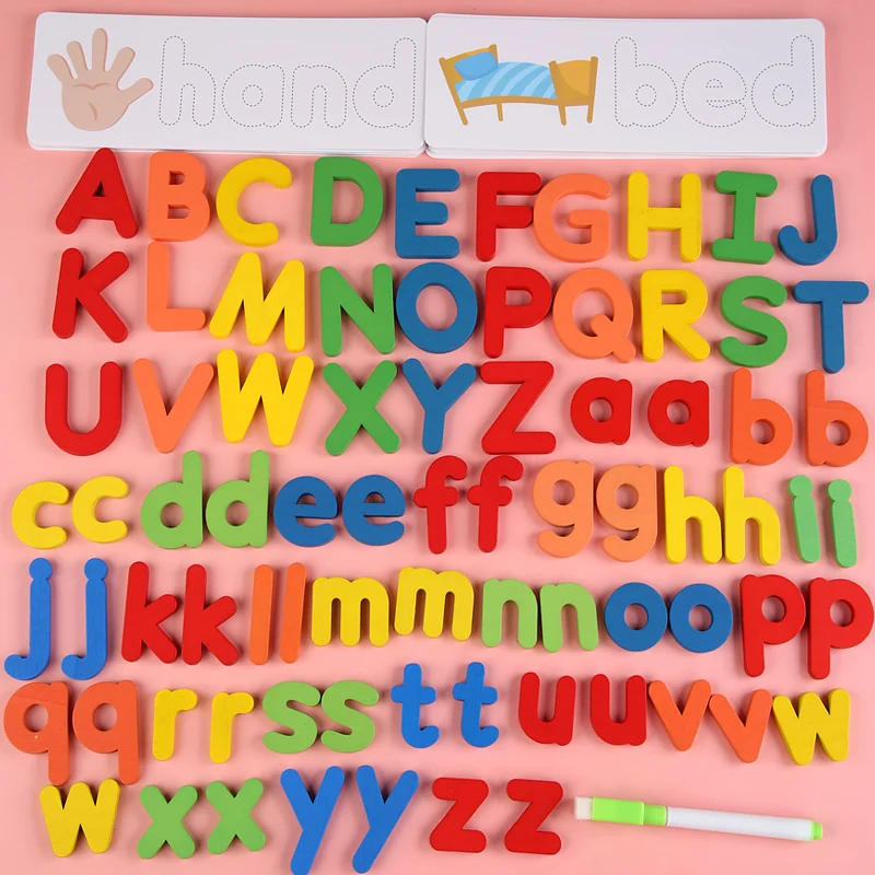 Customized Non-Toxic Educational Alphabet  English Alphabet Matcing Game Montessori Other Educational Toys Kids Toys