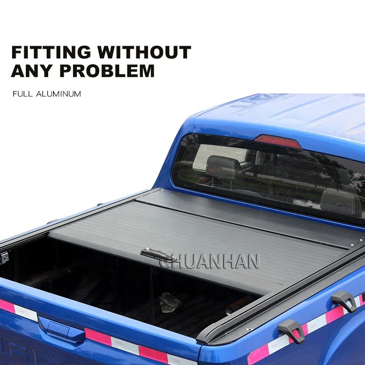 Pickup Truck Bed cover Retractable Roller Lid Changan Hunter Tonneau Cover For Tundra hilux tacoma bt50 ranger jac t9 t8