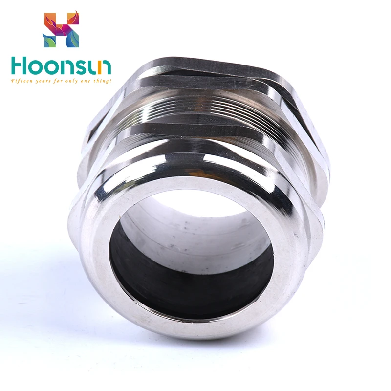 Горячая Распродажа Hoonsun IP68 металлический латунный кабельный сальник M резьбовые кабельные ЖЕЛЕЗЫ металлический водонепроницаемый кабельный сальник