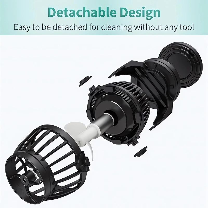 Adjustable Aquarium Wave Pump Ultra Quiet Reef Wave Maker Marine Fish Tank Surf Wave Making Pump