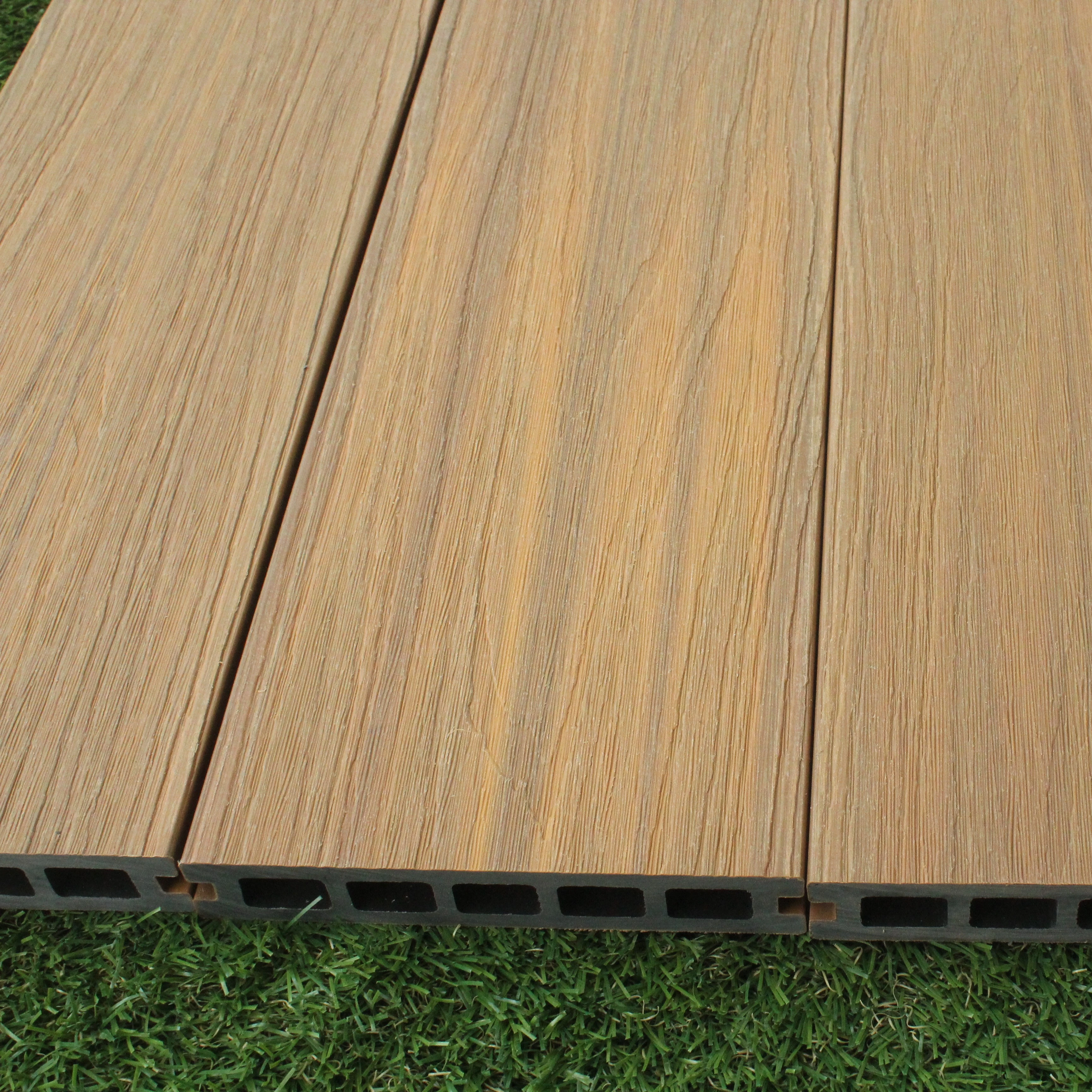 Wood-plastic Wood Texture WPC Hollow decking Co-extrusion Engineered Outdoor Composite Wood decking