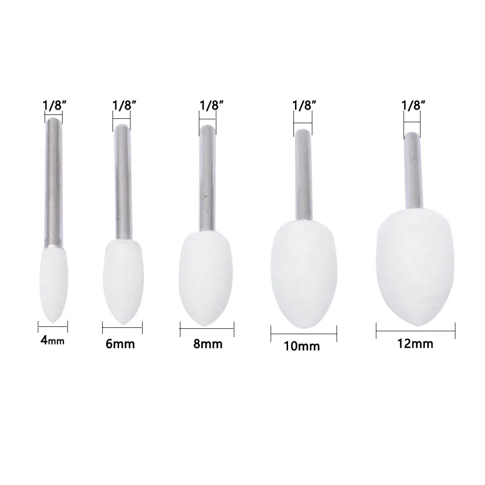 Mounted Mandrel Grinding Bits Accessories Attachment Cotton Buffing Wheels SATC Wool Felt Abrasive Disc High Quality Wool, Metal