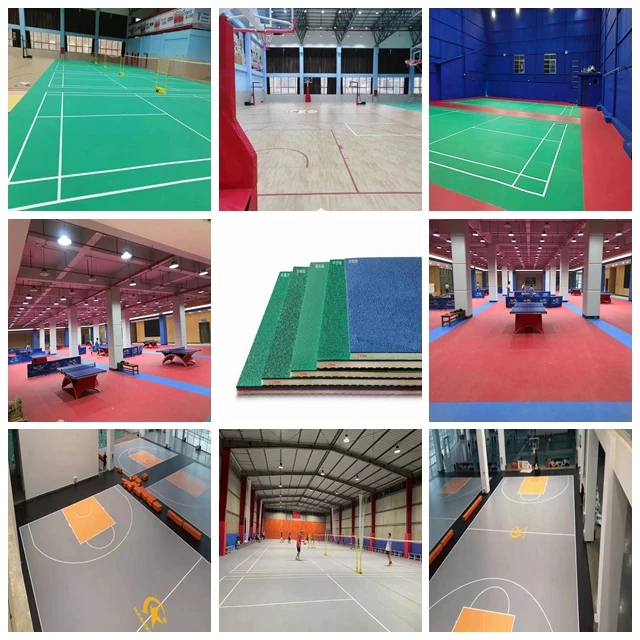 Sport court used waterproof no slip good quality pvc linoleum floor pvc flooring roll floor wood grain carpet