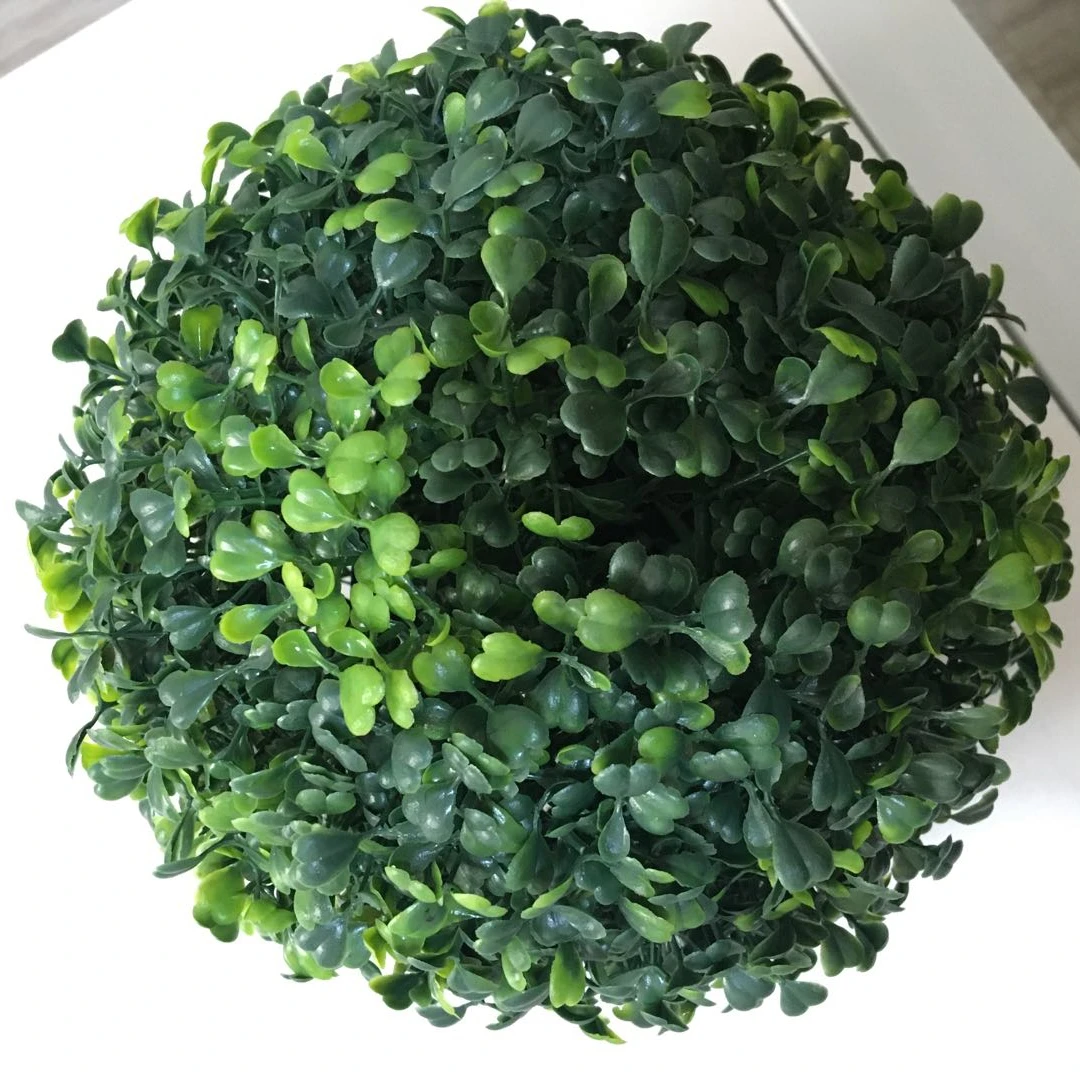 2024 New Plastic Plants 18/23/28/38/48/58cm Artificial Boxwood Milan Grass Ball for Decoration