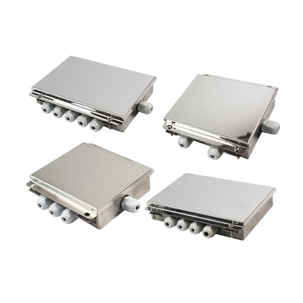 High Quality Water Proof Junction Box Analog Signal Stainless Steel for Load Cell Weighing System Wiring