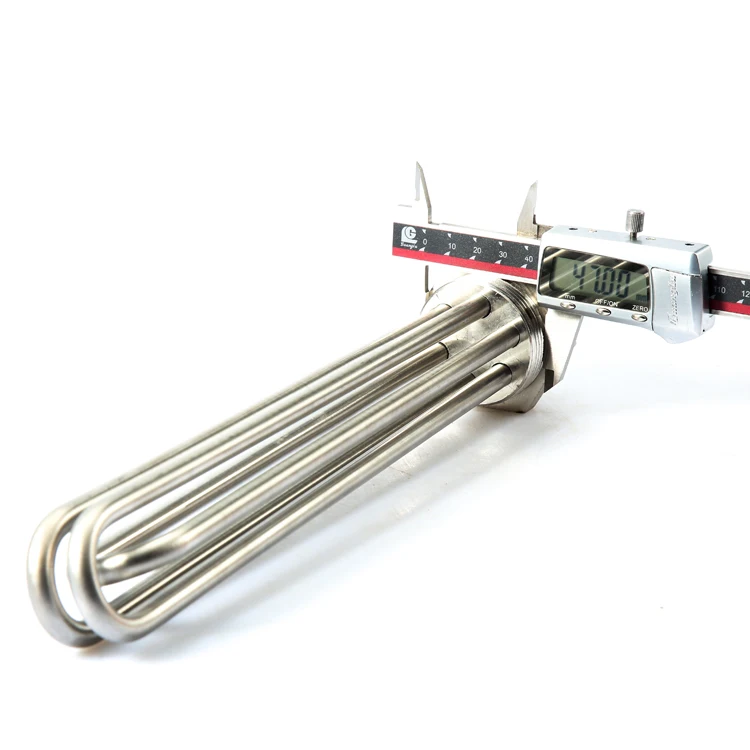 220v dc 3 phase stainless steel electric tubular 3kw heater element water tube heater immersion