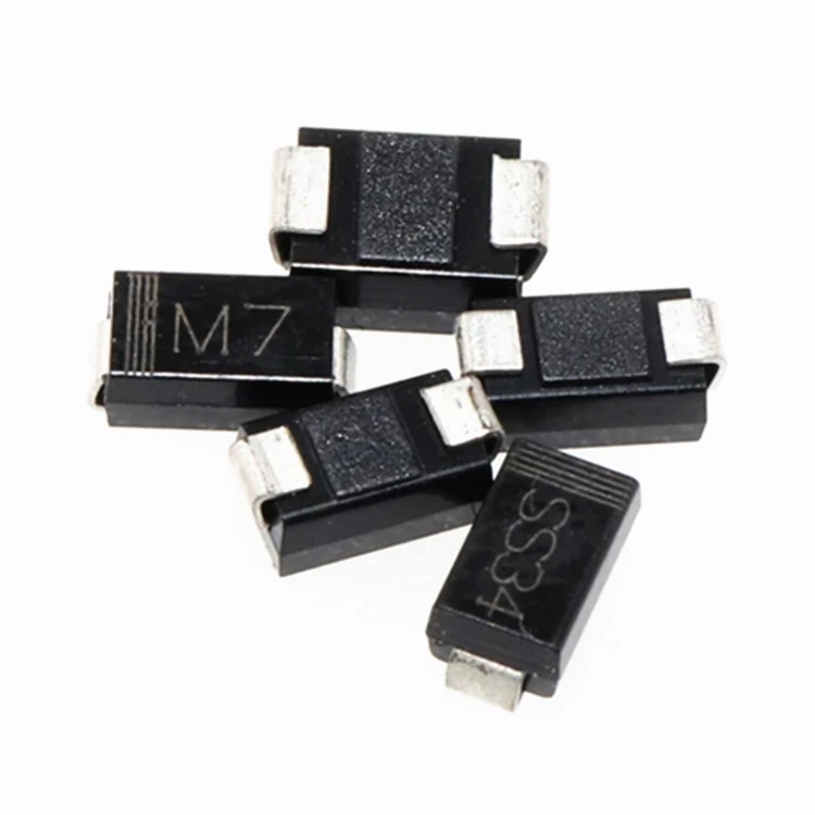  Диод M7 1А 1000 в 1N4007 SMD Выпрямитель SMA упаковка для печатных