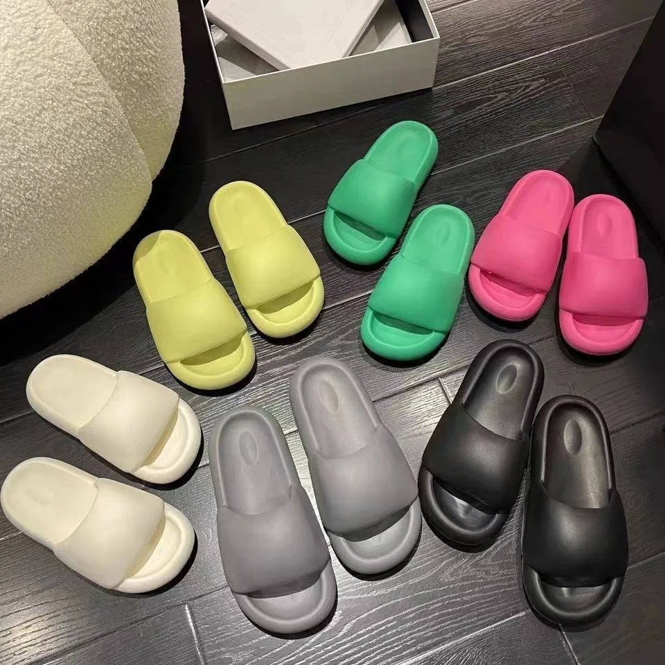 2022 New Eva Home Thick-soled non-slip slippers bread lady slippers