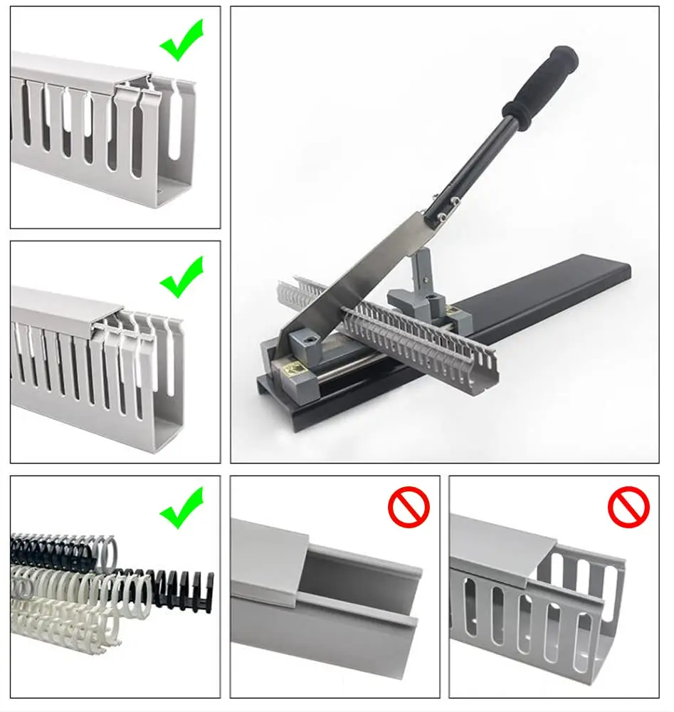 PVC Trunking Cutter Heavy Manual Plastic Wiring Duct  90 Angle Adjustable Cutting Machine Electrician Special Cutting Device
