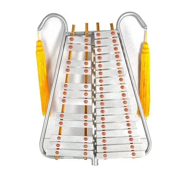 29-tone Aluminium Marching Xylophone, Metallophone with strap & stick children percussion