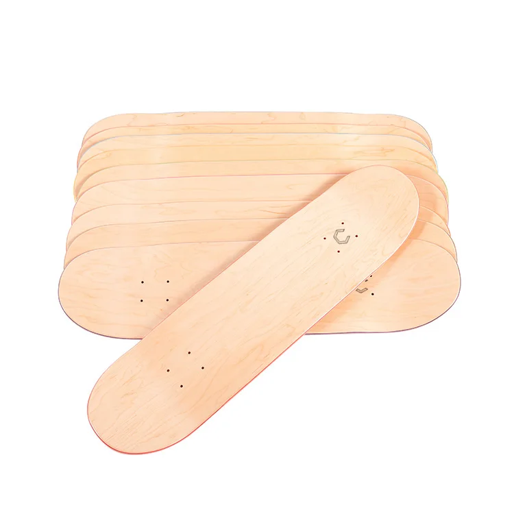 Hi Strength Blank Skate board Decks Canadian Maple Skateboard China Manufacturer Deck surface custom