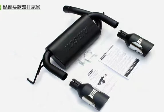 Spedking Hot Sale 4x4 auto tuning accessories Car  Metal Mulisha Exhaust for Jeep Wrangler JK