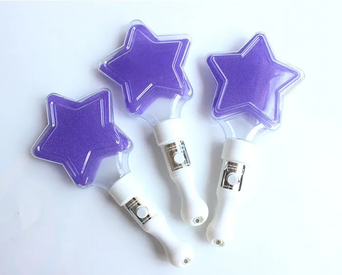 led light up star sticks