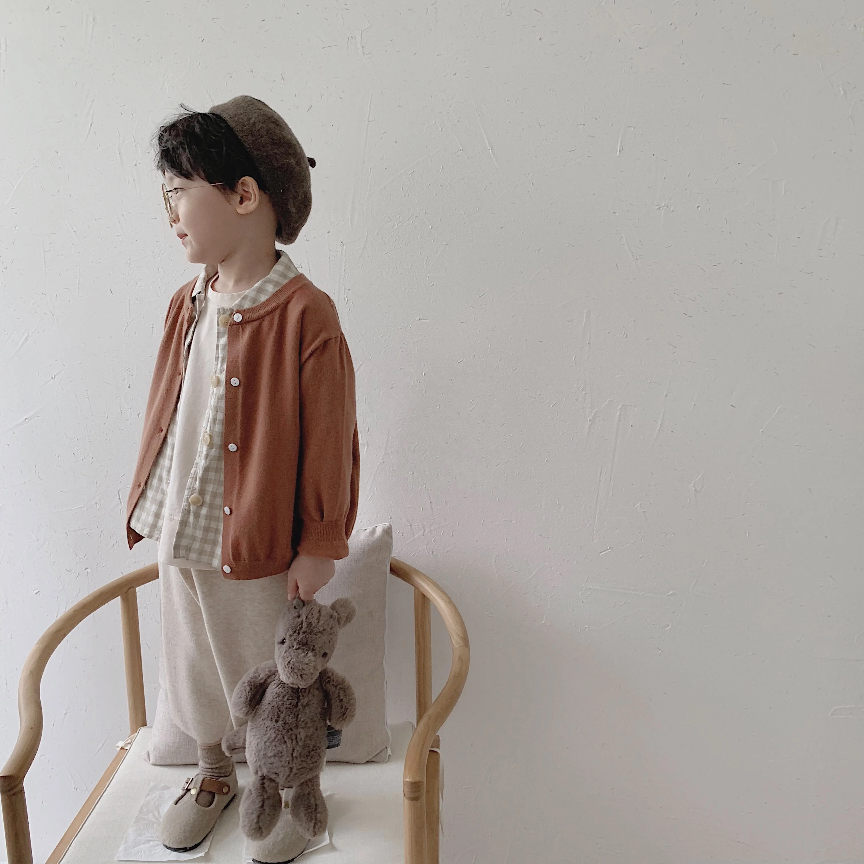 
5497 / Baby clothing little boy autumn cardigan coat knitted sweater 