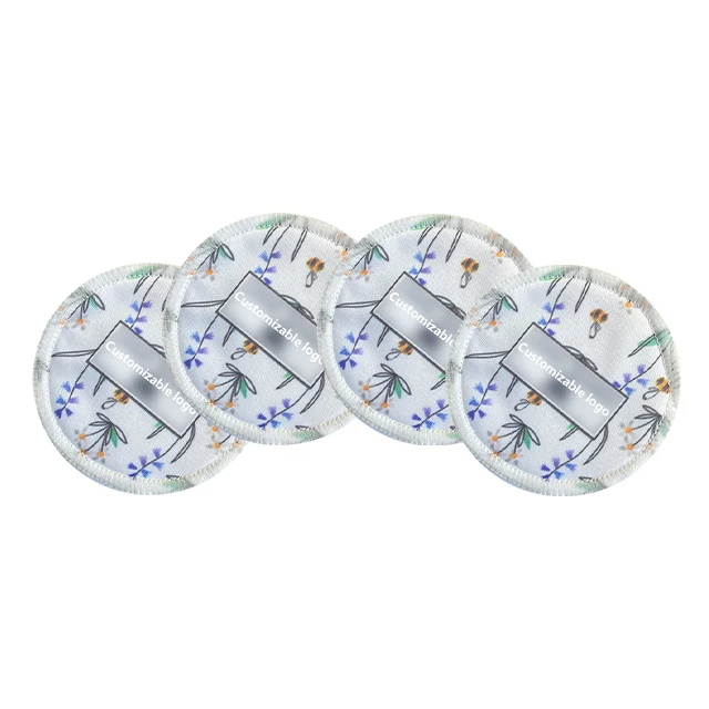 Накладки для снятия макияжа многоразовые бамбуковые салфетки удаления готовые к отправке