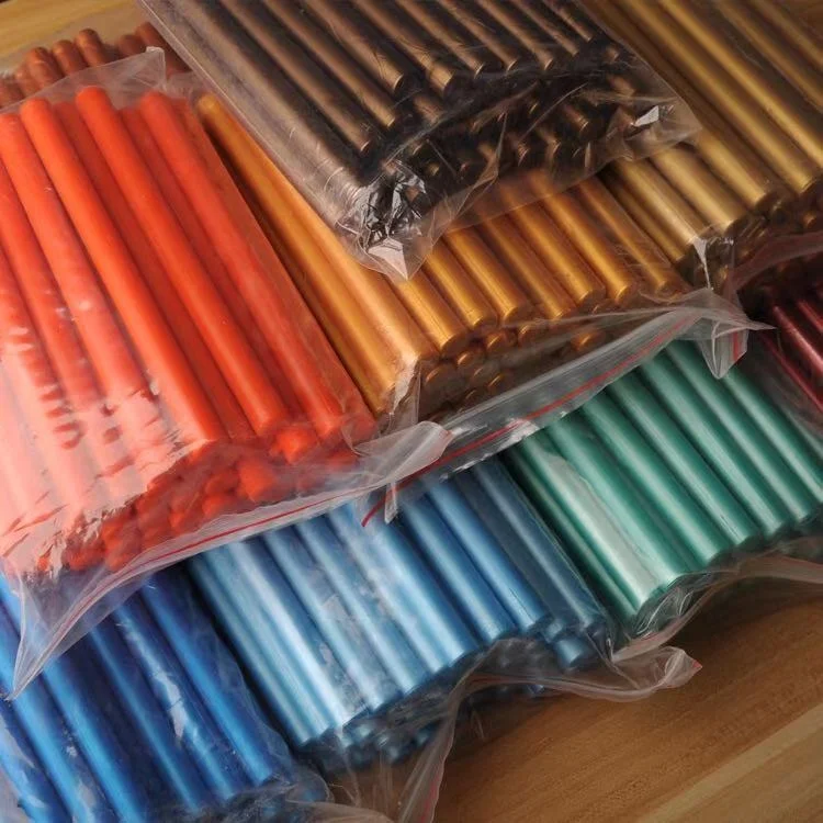 Hot Sale Vintage Seal Stamp Glue Gun 80 Colors Paraffin Sealing Wax Sticks for Invite Envelope Gift