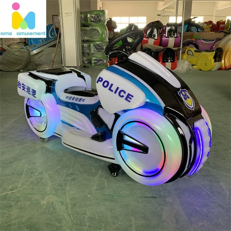 Детский Электрический Полицейский Автомобиль детский бампер парк развлечений электрический мотоцикл с аккумулятором для продажи детские электрические