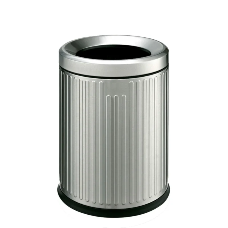 Wholesale New products GNF hotel room bin stainless steel garbage can indoor kitchen metal trash bin bathroom garbage cans
