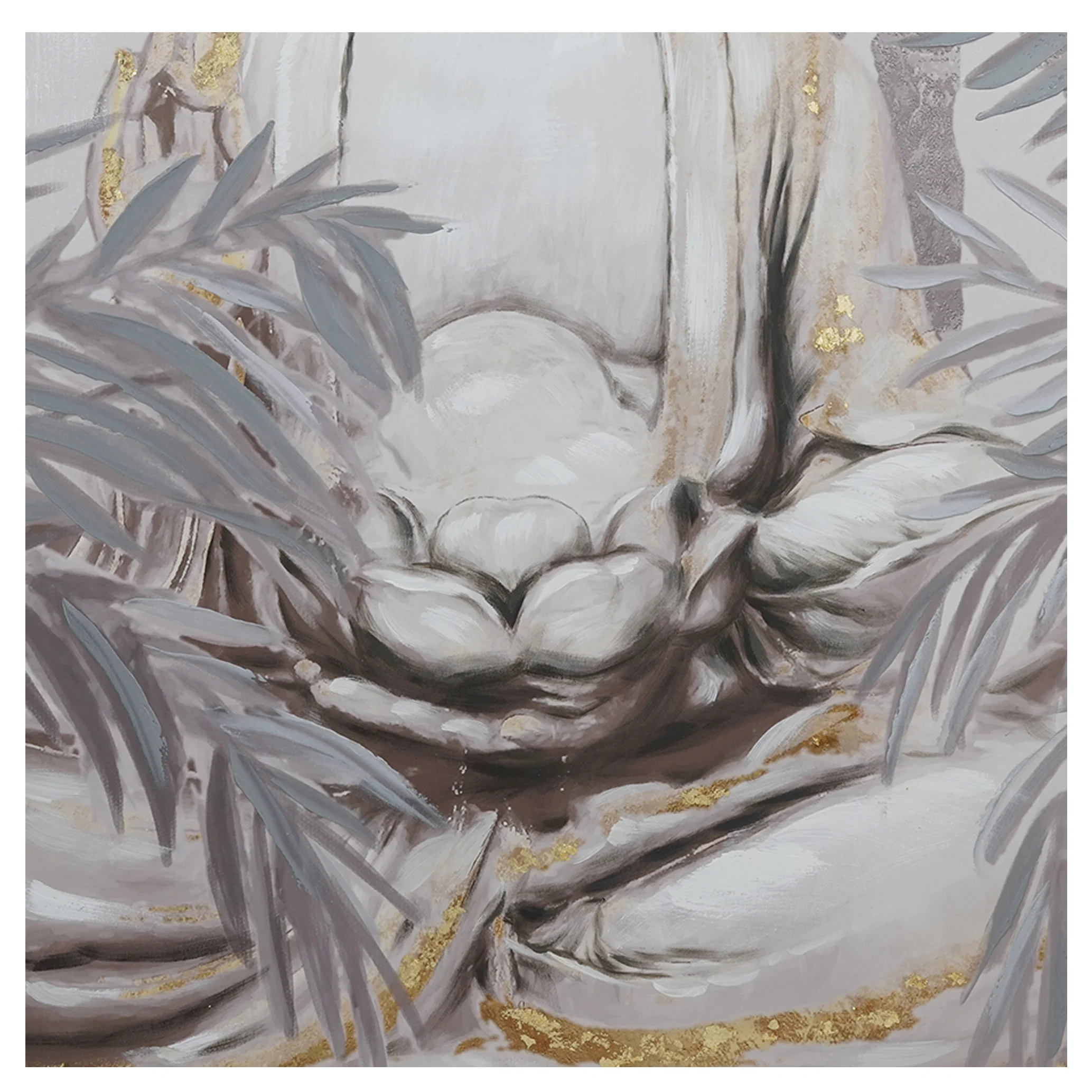 Wholesale Attractive Contemporary Handmade Wall Picture Decorative Buddha Art Paintings On Canvas