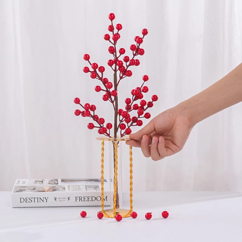 Creative aquatic plant container ornaments office desktop green radish hydroponic glass vase simple and modern