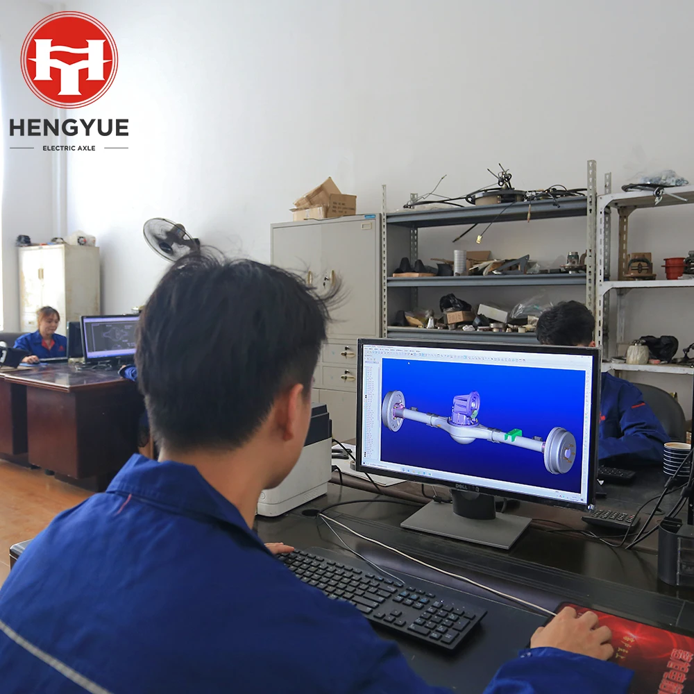 Hengyue customized gear ratio ev rear axle for truck