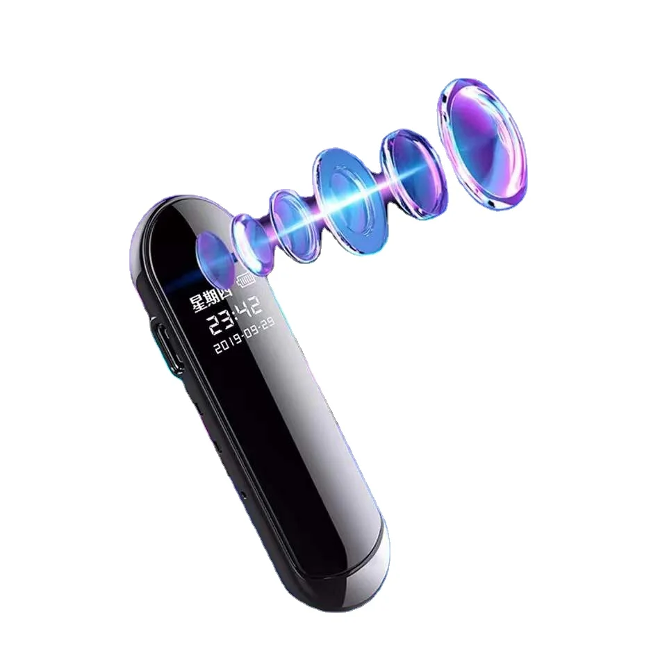 Digital Display Mini Voice Recorder Audio Pen 4-128gb Voice Activated Recording Conference Miniature Video Recorder