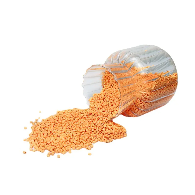 FACTORY SUPPLY PP PE ABS PLA 3D printer filament bulk plastic material pellets orange Color Masterbatch