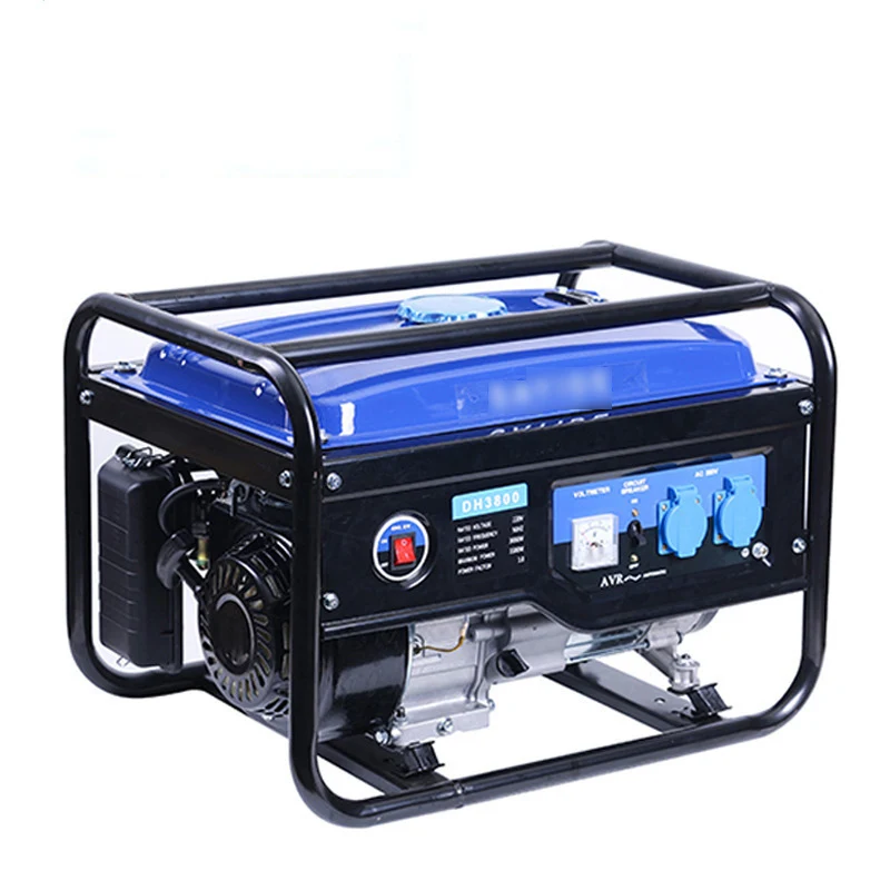 Hot new product outdoor single phase hand start 220v small portable generator home industrial gasoline generator set