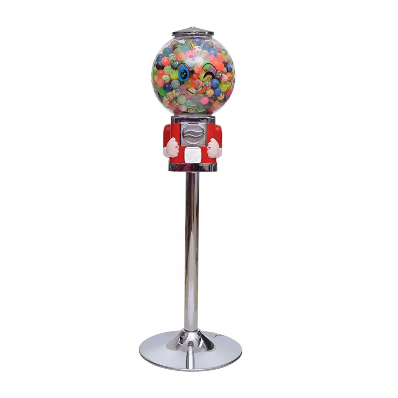 With Stand Euro Commercial Glass Capsule Gashapon Vending Machine/Small Gumball Machine/Toy Gumball Machine
