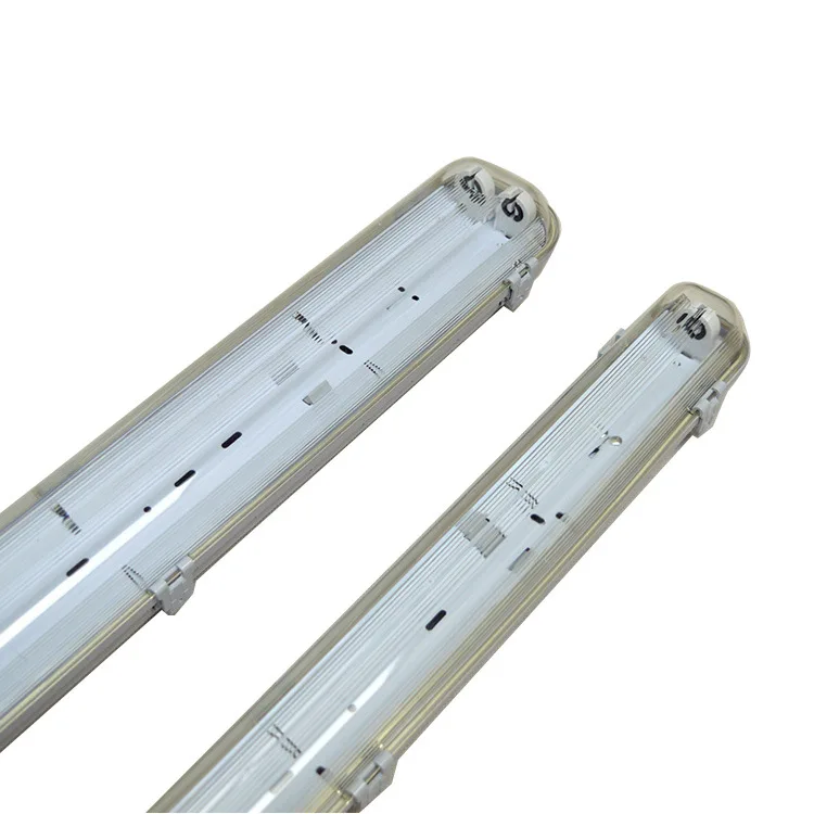 IP66 waterproof PC housing 2ft 4ft 5ft 18W 36W T8 fluorescent replacement batten LED tube light fixture