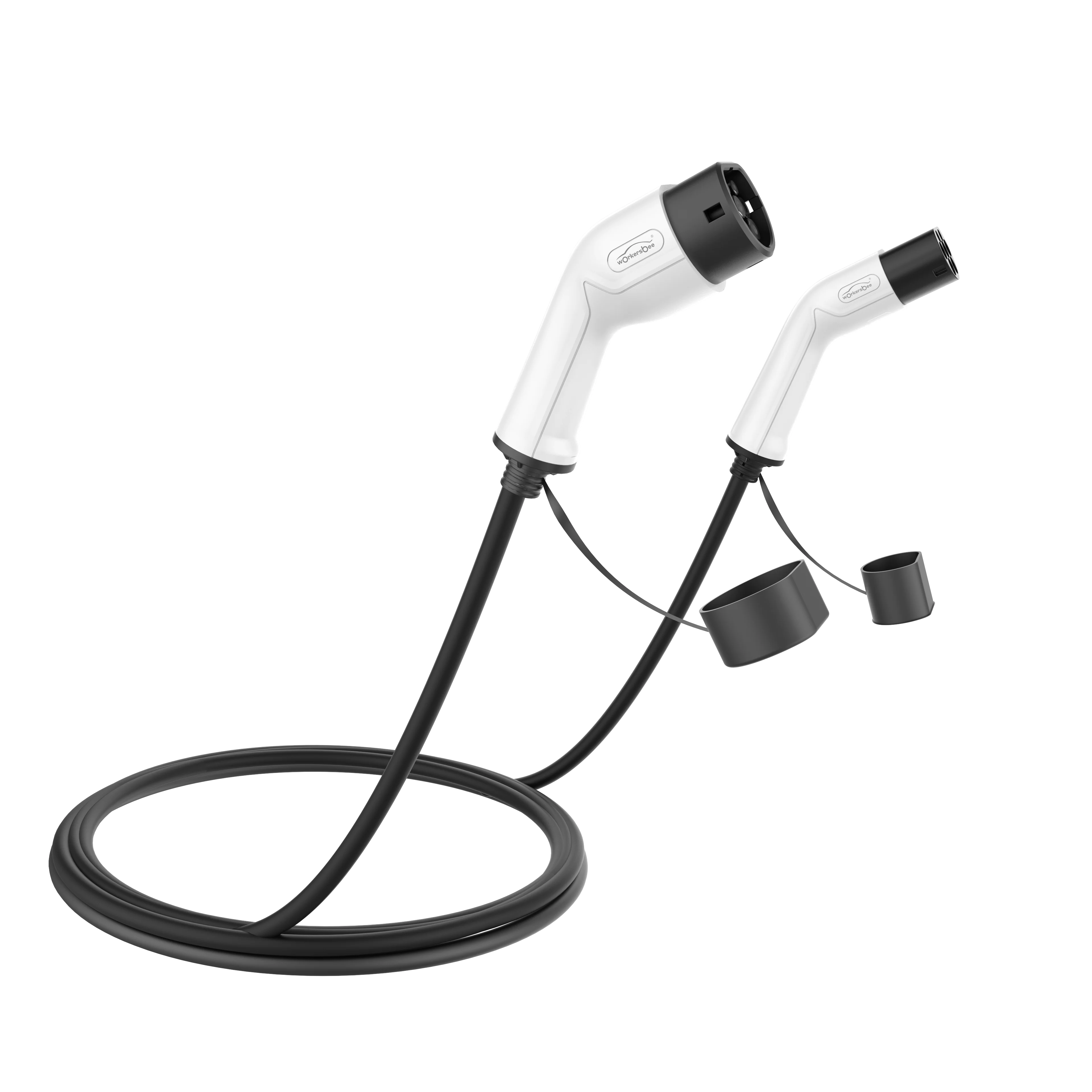 Type 2 to Type 2 22KW 32A 480V Three phases 5M customized TPE TPU TUV ,CE ,CB certificates EV Car charging cable