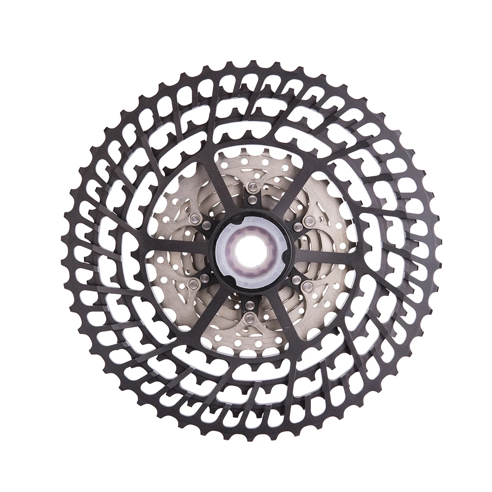 Moutain bike parts CNC integrated aluminum 365g 10speed freewheel Cassette 11-50T  for bicycle accessory