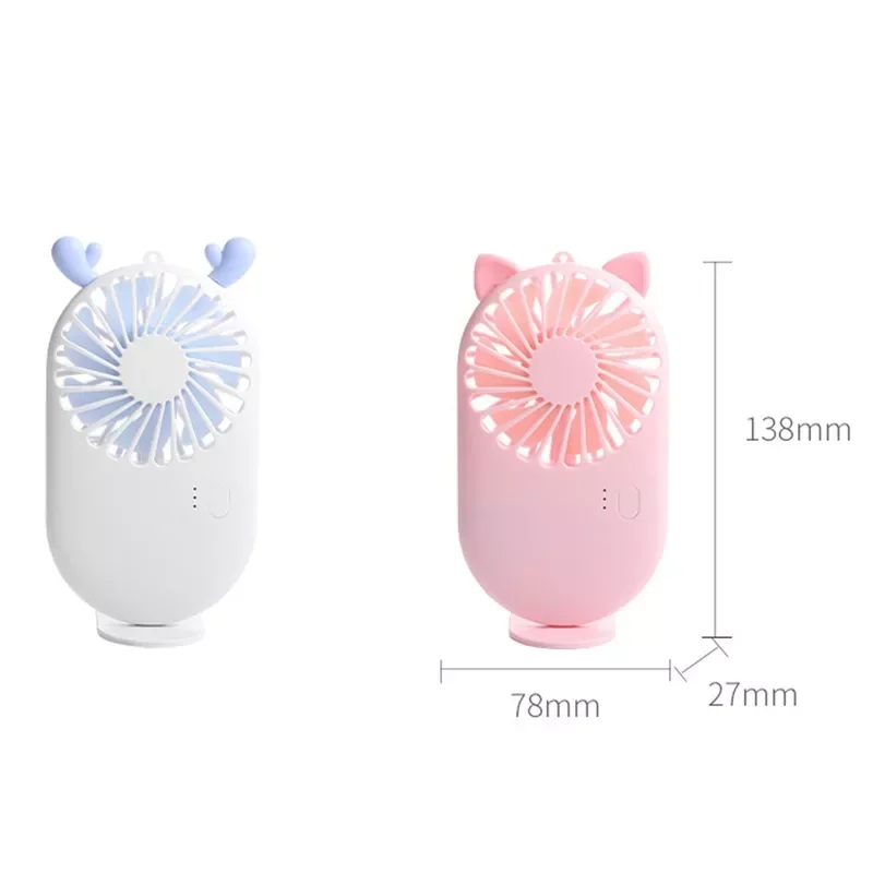 New Launched Mini Portable Fan Usb Rechargeable Cooling Handheld Fan Three Speed Adjust Fan