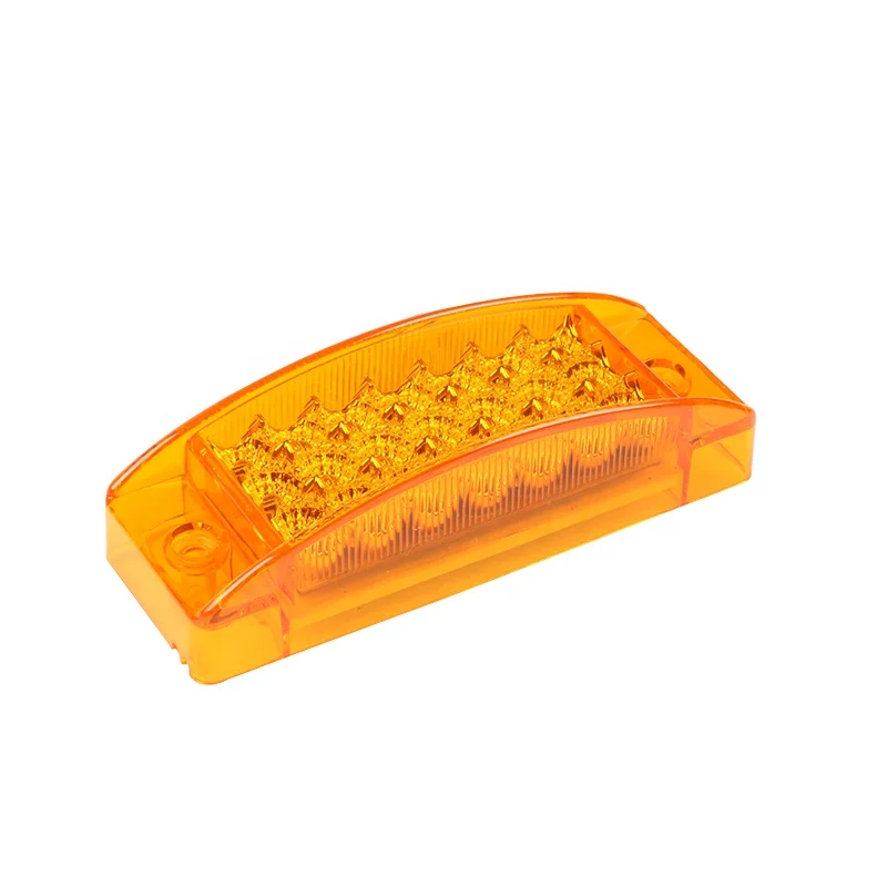 Dual colour strobe led marker lights  RECTANGULAR led side clearance light for truck trailer tractor