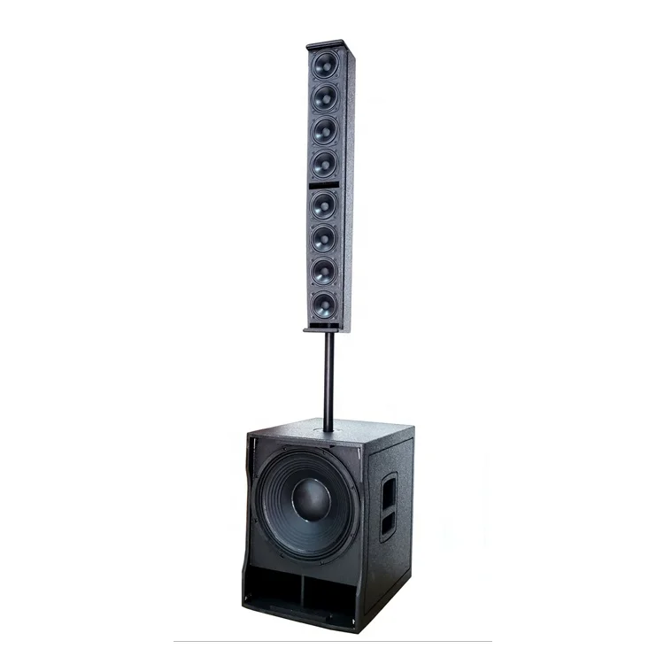 
Professional outdoor indoor pa active conference line array column speaker for sale 