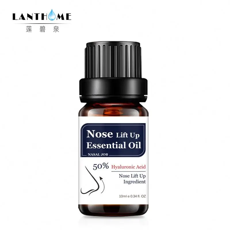 LANTHOME  Wholesale Natural Organic Nose Beauty Care Lifting Firming ASS Nose Lift Up Massage Essential Oil Nose Sharping Serum