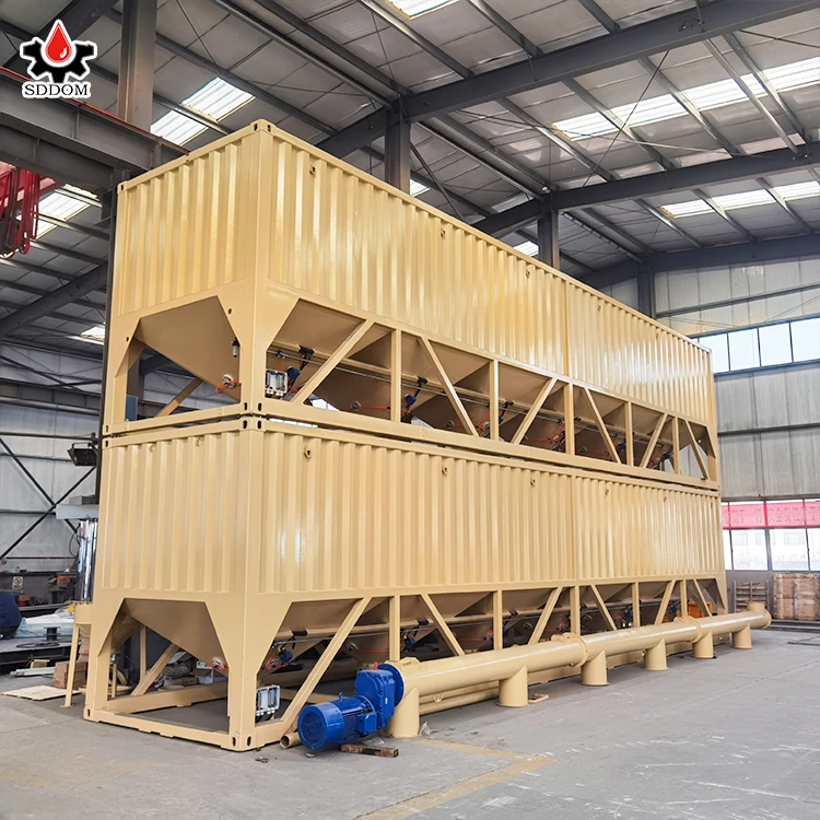 Container Silo Q235 Steel 20ft Container Size 50t Storage Mobile Horizontal 30 ton cement silo storage prices of cement silo