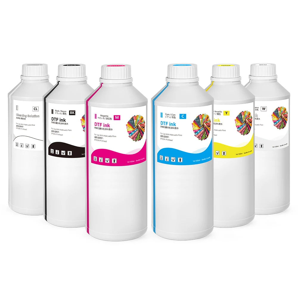 DTF Premium Ink DTF Ink For DTF Printer XP600 i3200 L805 L1800 Heat Transfer Pigment Inks
