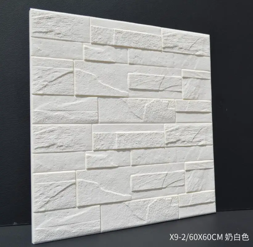 3d обои с камнями Новые самоклеящиеся настенные панели из камня пенопластовые наклейки украшение для