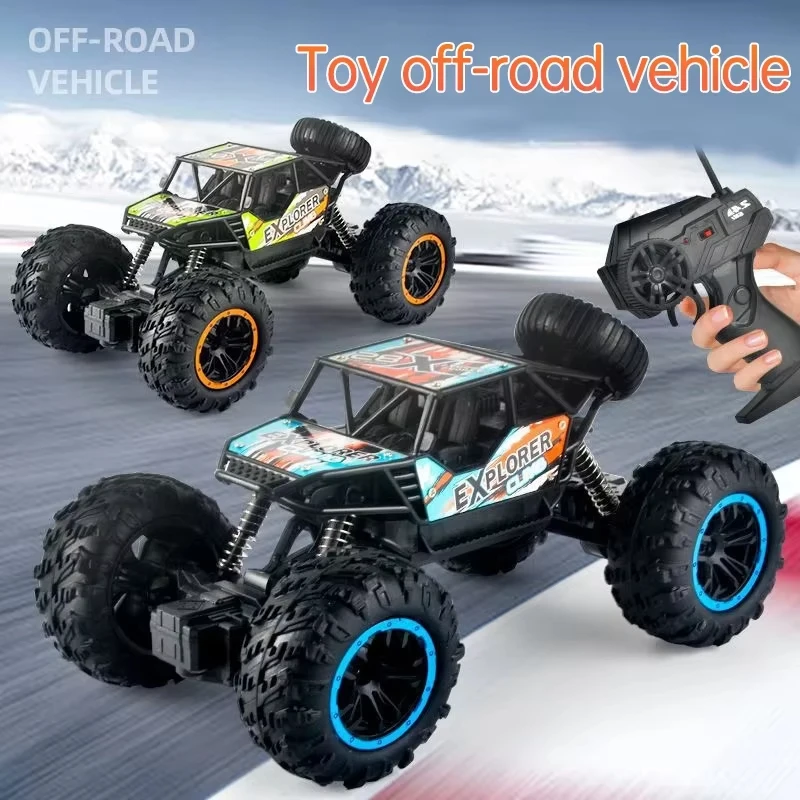 2.4G 1:16 Large Size 45 Degrees Uphill TPR Tire All Terrain 4x4 Off-Road RC Car Toys Kids Including Remote Controller Metal