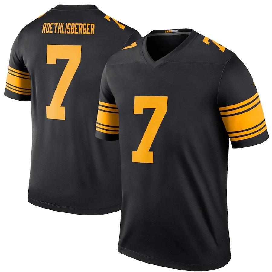 Оптовая продажа новые сшитые футболки для американского футбола мужские Pittsburgh steker #90 T.J. Ватт № 22 Харрис 8 Pickett Vapor