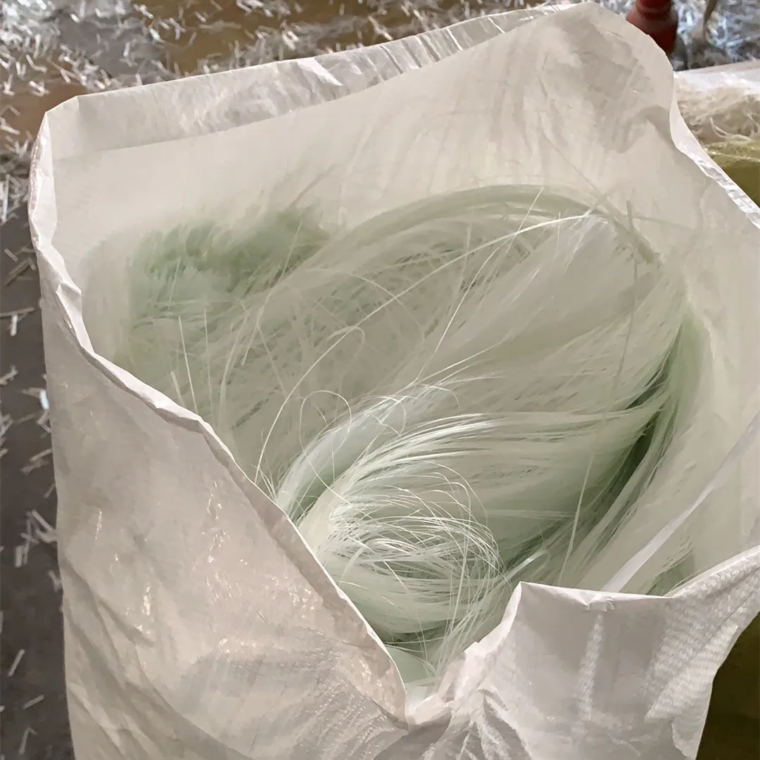 Fibre Glass Waste Roving Cut For Gypsum Products B grade Fiberlgass Roving Cutting for gypsum board reinforced