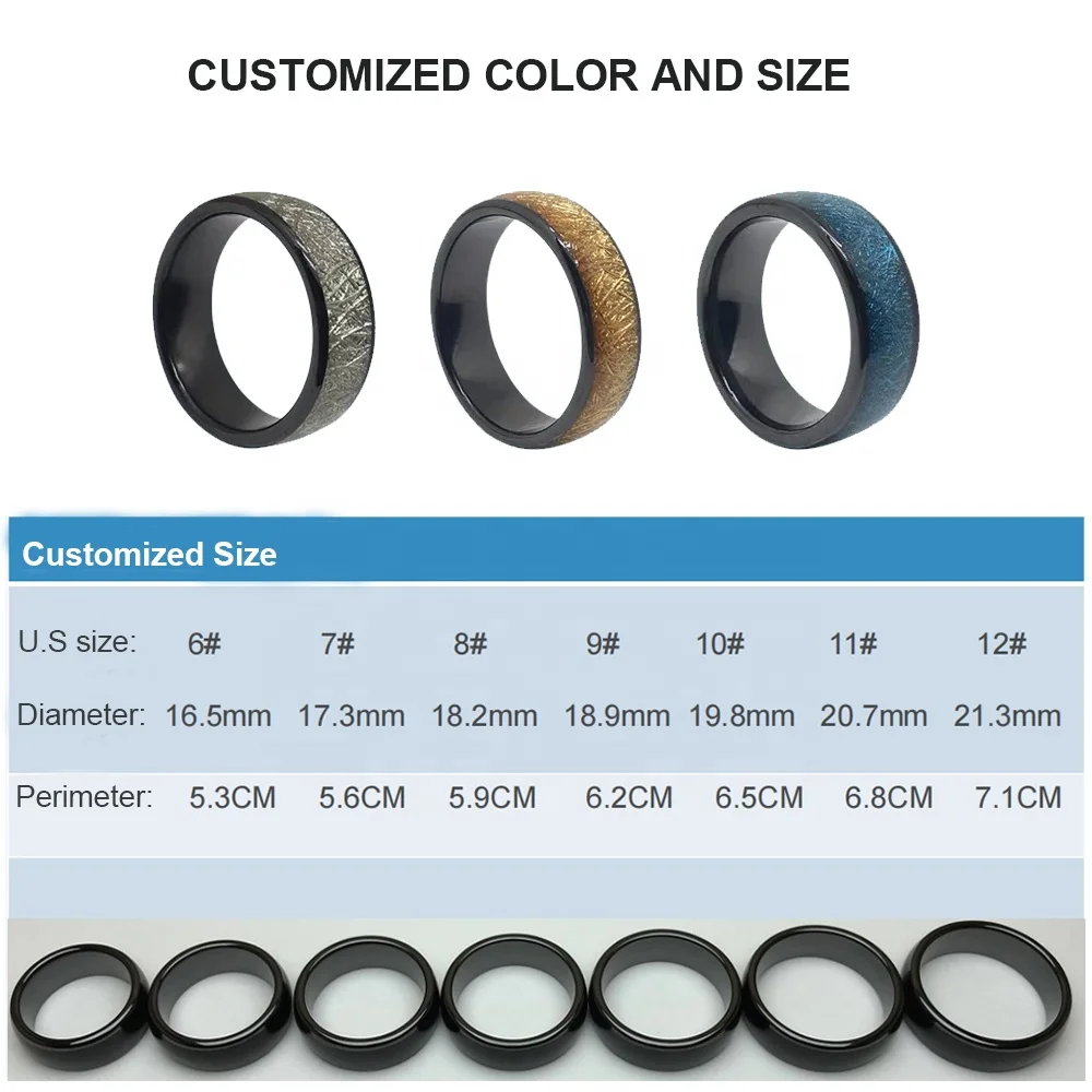 CMRFID 125khz T5577 13.56mhz rfid ring rewrite dual chip ceramic antenna magic nfc smart ring for contactless payment